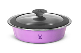 Vaya HauteCase - 1100 ml - with Glass Lid - Iris Purple Vaya HauteCase - 1100 ml - with Glass Lid - Iris Purple