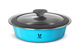 Vaya HauteCase - 1100 ml - with Glass Lid - Azure Blue Vaya HauteCase - 1100 ml - with Glass Lid - Azure Blue