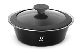 Vaya HauteCase - 50.7 fl.oz - with Glass Lid - Sable Black