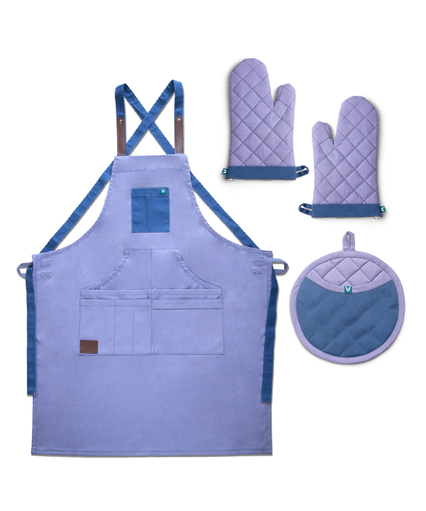 Vaya Apron Set - Mauve Vaya Apron Set - Mauve
