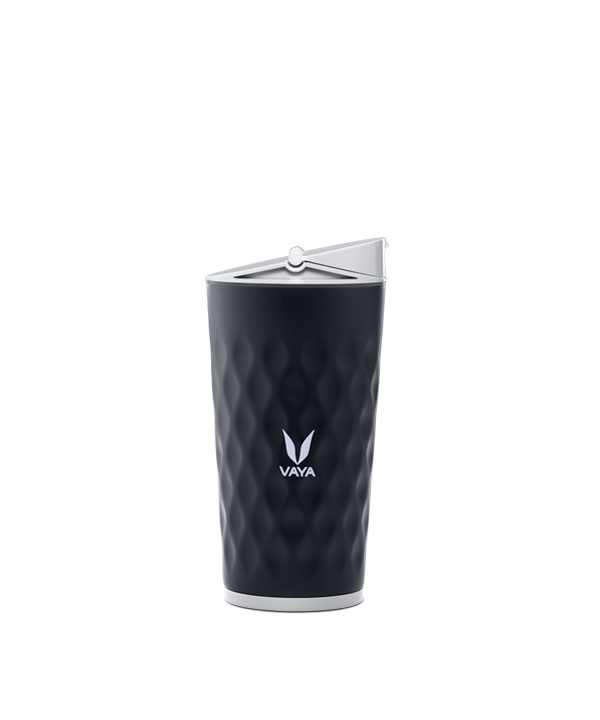 Drynk - 350 ml - Black - with Sipper Lid