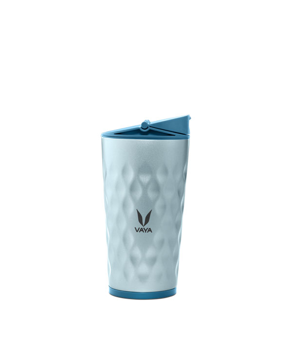 Drynk - 350 ml - Blue - with Sipper Lid