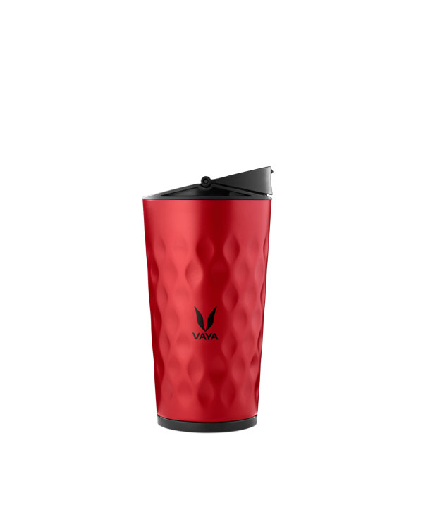 Drynk - 350 ml - Red - with Sipper Lid