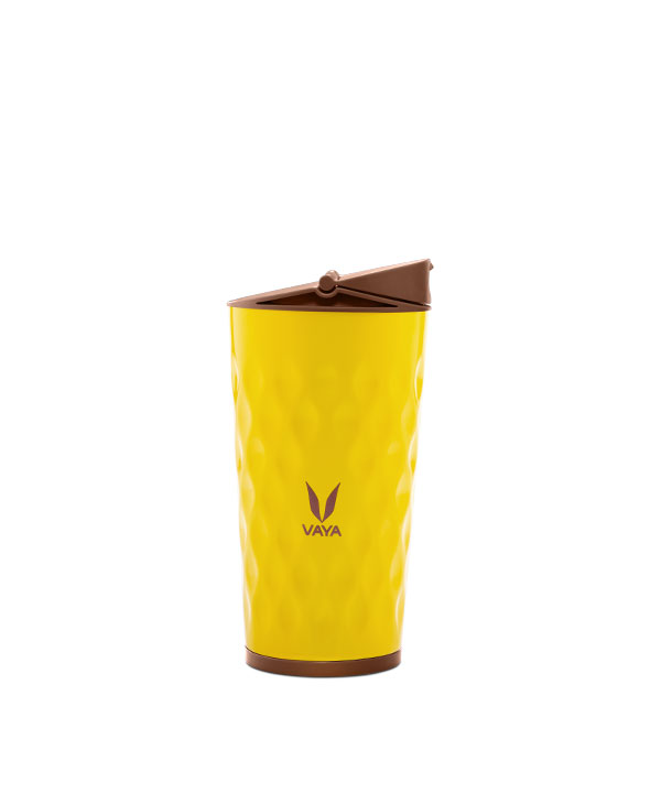 Drynk - 350 ml - Yellow - with Sipper Lid