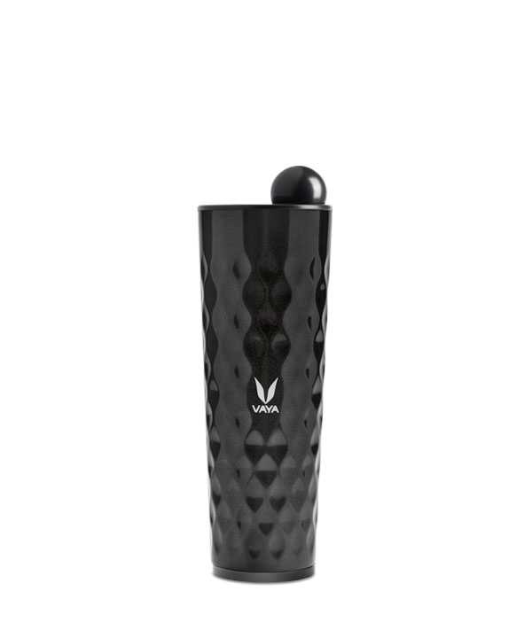 Vaya Drynk - 20.2 fl.oz - Shiny Black - with Globe Lid