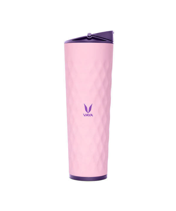 Drynk - 600 ml - Pink - with Sipper Lid