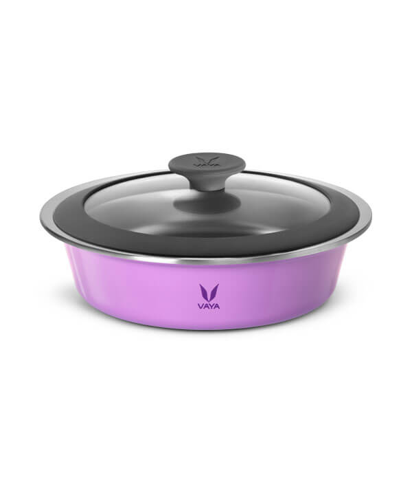 Vaya HauteCase - 37.2 fl.oz - with Glass Lid - Iris Purple