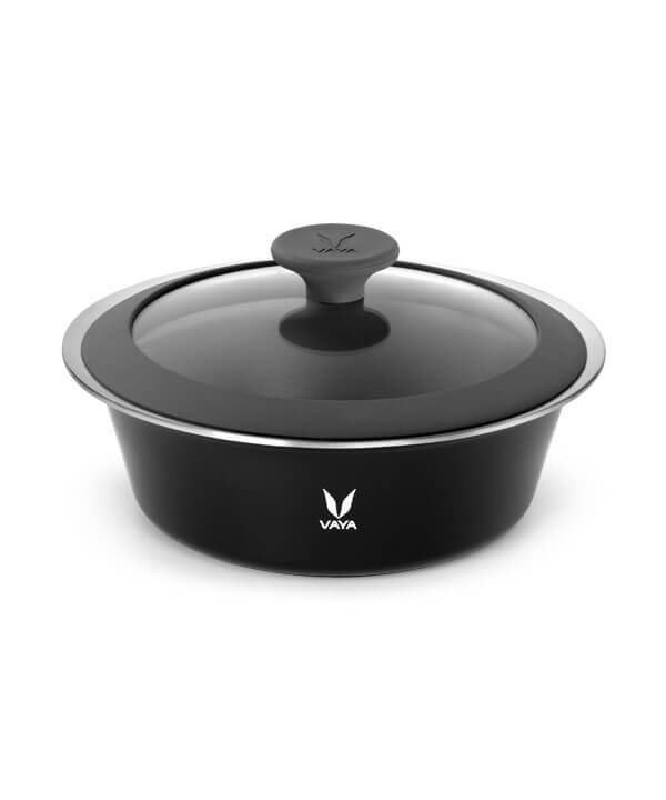 Vaya HauteCase - 50.7 fl.oz - with Glass Lid - Sable Black