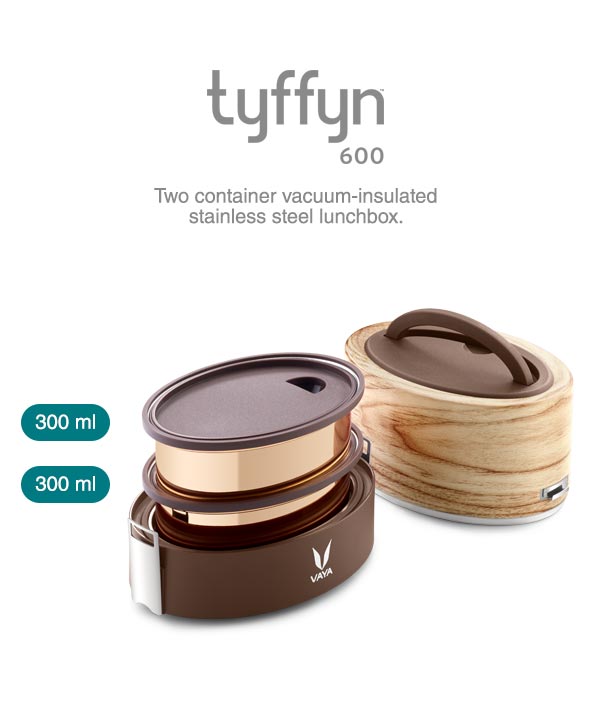 Vaya Tyffyn 600mL Double Compartment Lunch Box Container BPA