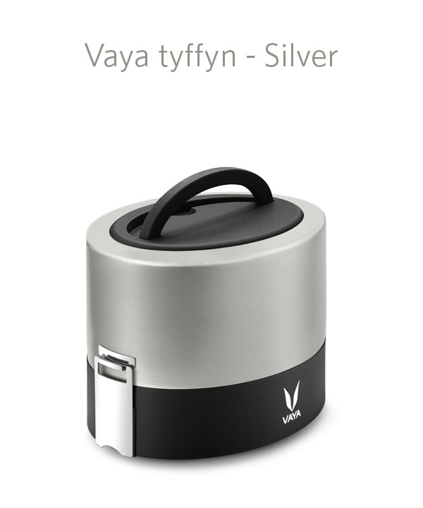 Tyffyn with Copper Finished Containers - 600 ml - Silver